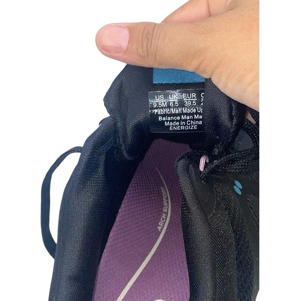 Ryka Energize Women’s Wide Running Walking Shoes Black Purple US 9.5M - Picture 7 of 7